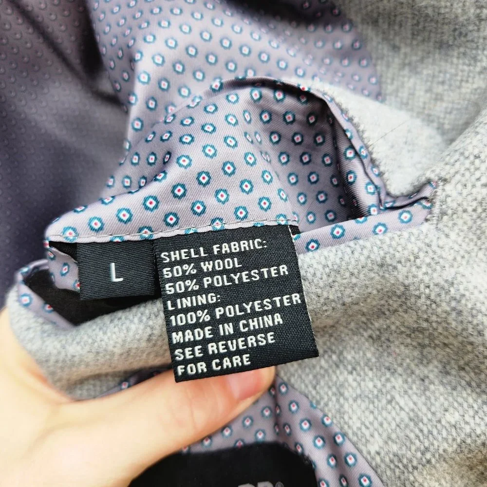 Oxford Woolrich Collection Blake Wool Blend‎ Blazer Grey